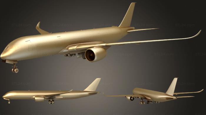 Vehicles (Airbus A350 900, CARS_4123) 3D models for cnc